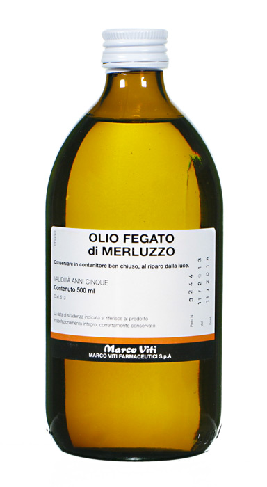 Olio fegato di merluzzo 500 ml