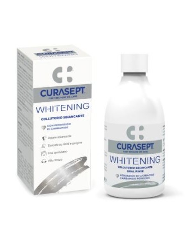 Curasept Whitening Collutorio Sbiancante 300 ml  Curasept Whitening Collutorio Sbiancante 300 ml