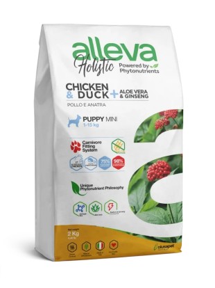 ALLEVA HOLISTIC DOG PUPPY/JUNIOR CHICKEN MINI KG 2 - P00223