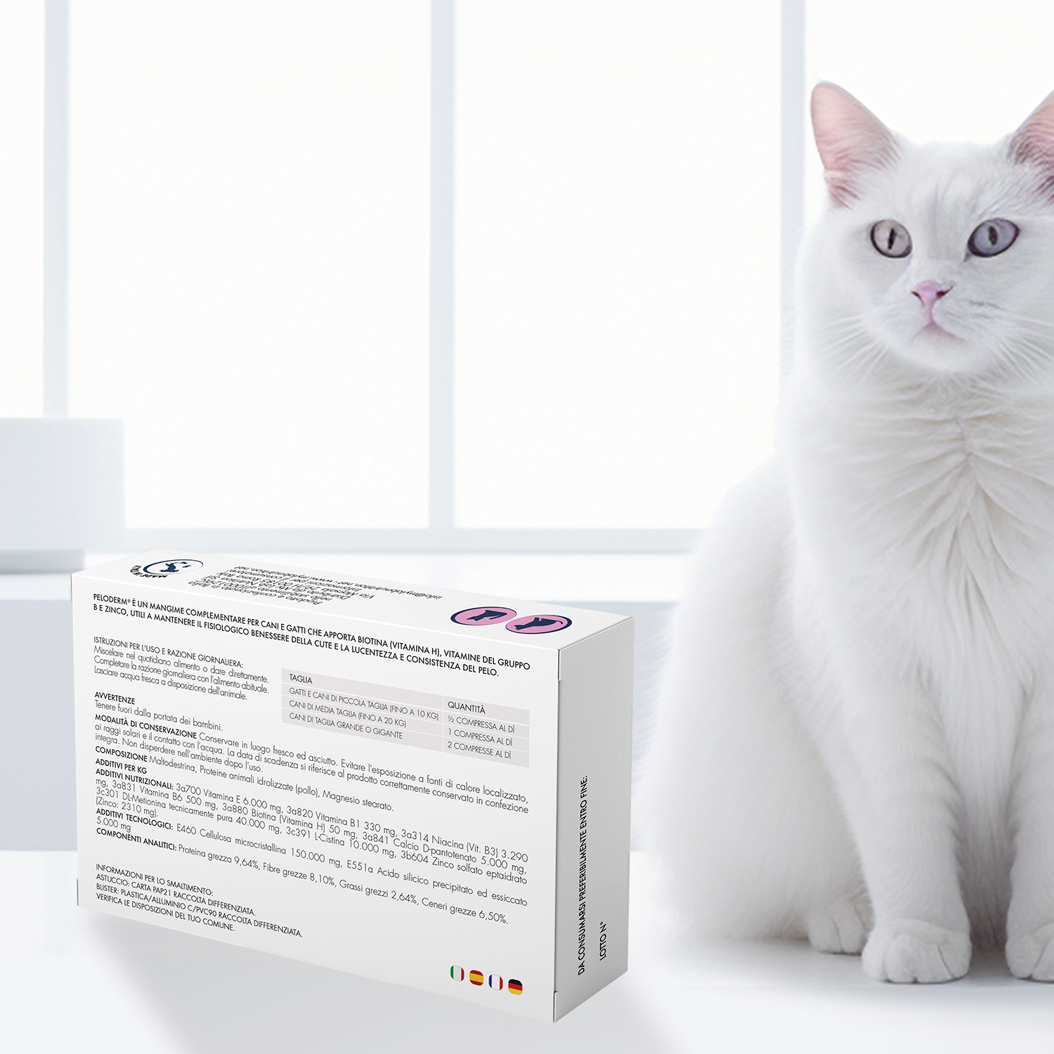 Suprapet PeloDerm 30 Compresse - Mangime Complementare Per Cani E Gatti