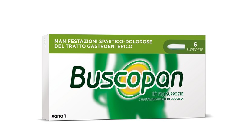 Buscopan 10mg N-butilbromuro di Joscina Antispastico 6 Supposte