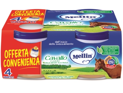 Mellin Omogeneizzato Di Cavallo 4x80g Mellin Omogeneizzato Di Cavallo 4x80g