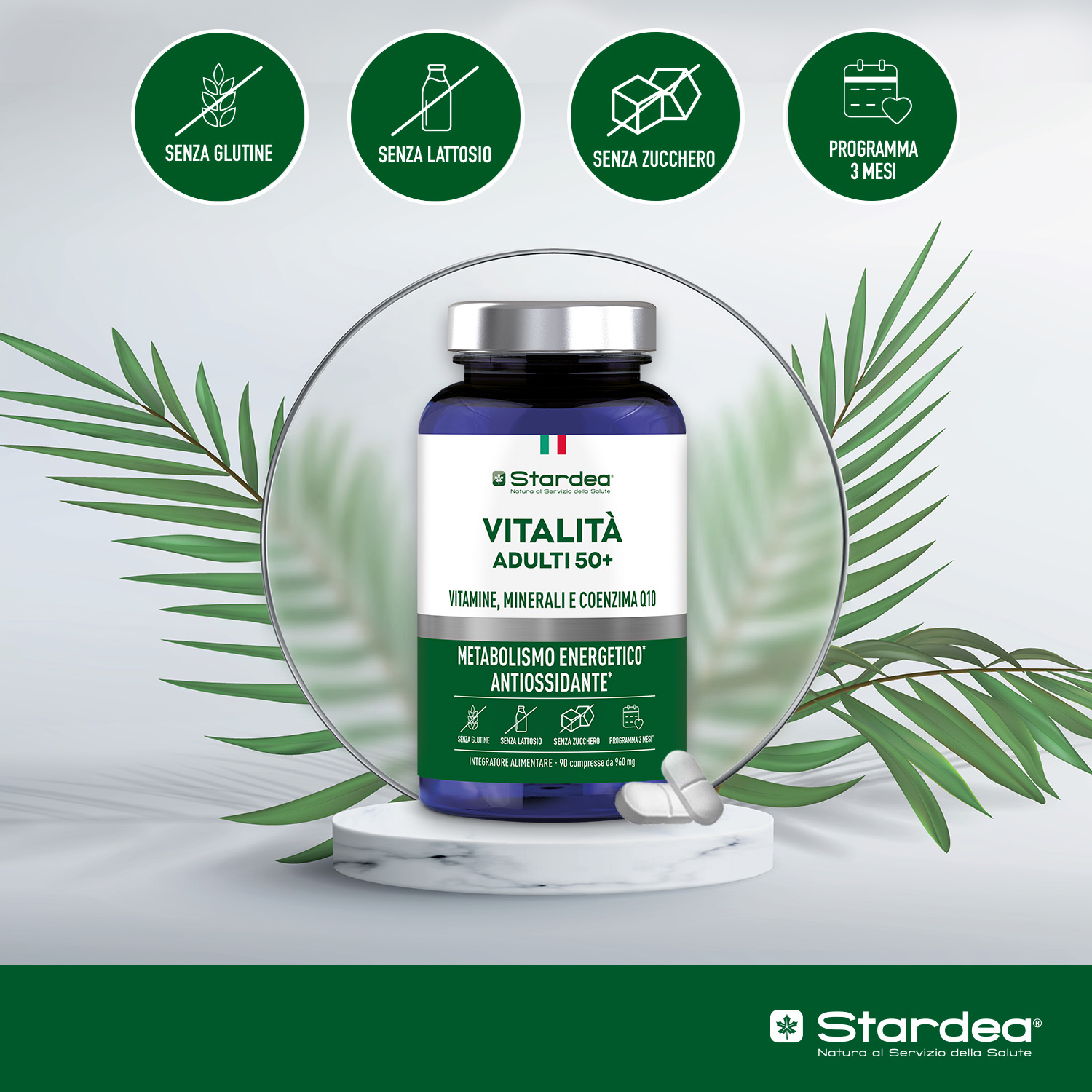 STARDEA VITALITA' Compresse - INTEGRATORE ALIMENTARE VITAMINE, MINERALI E COENZIMA Q10 STARDEA VITALITA' Compresse - INTEGRATORE ALIMENTARE VITAMINE, MINERALI E COENZIMA Q10
