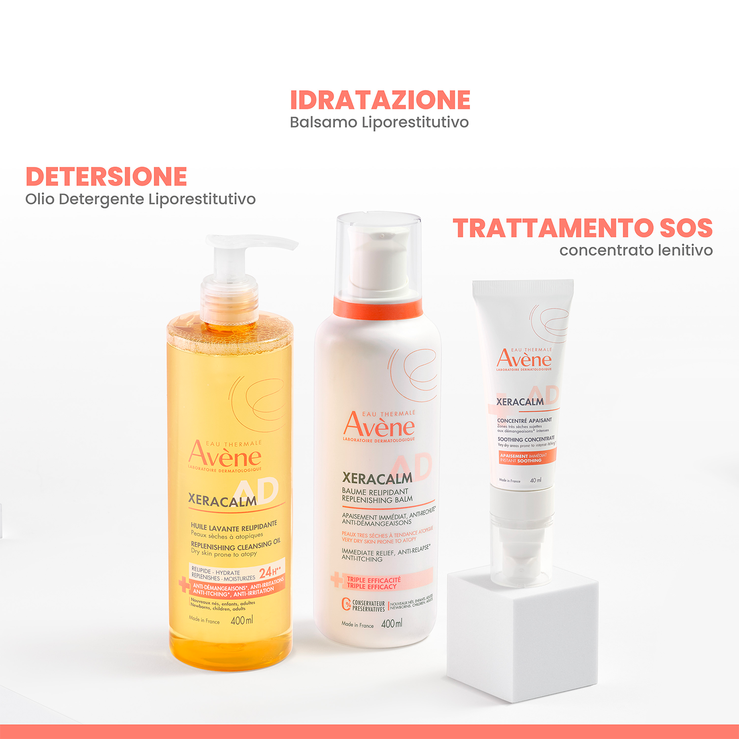 Avène Xeracalm AD - Concentrato Lenitivo Per Pelle Secca O Atopica 40 ml
