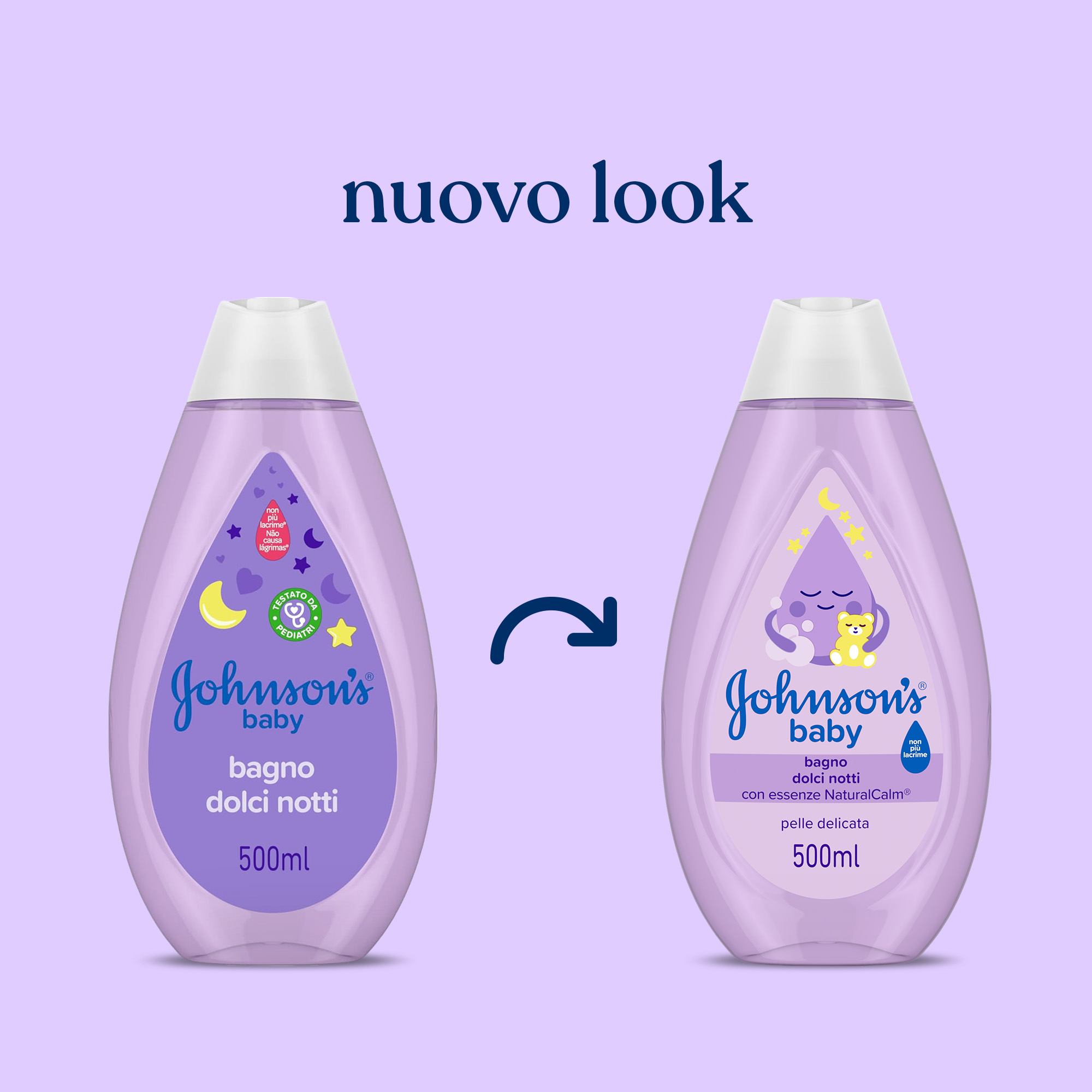 Johnson's Baby Bagno Dolci Notti Detergente Delicato 500 ml