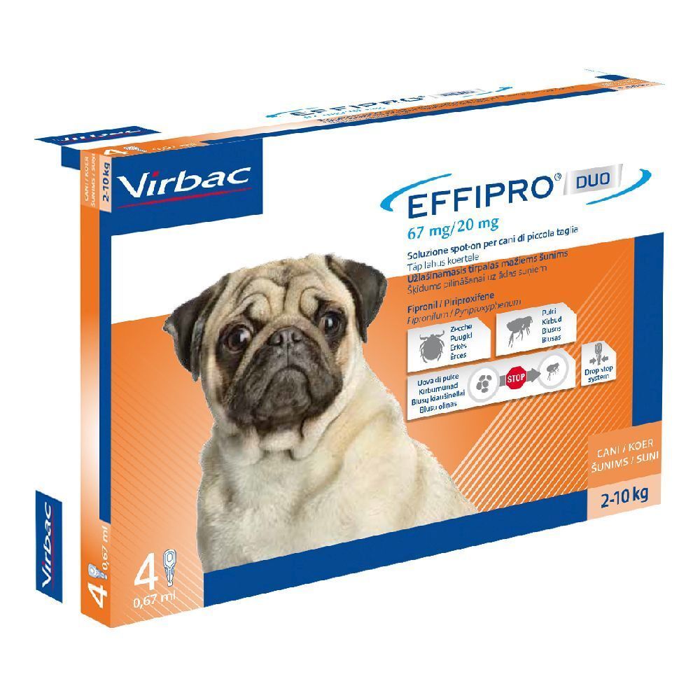 EFFIPRO DUO CANE 67 MG 2-10 KG