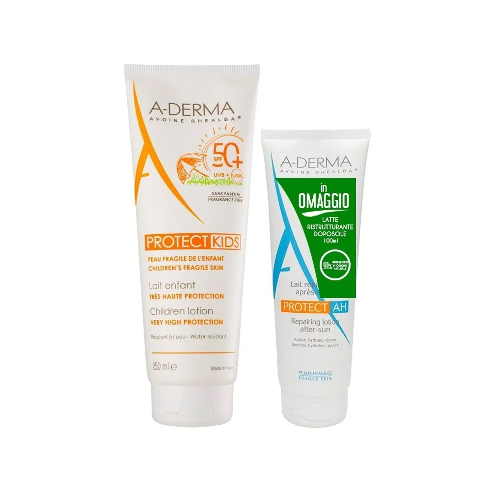 A-DERMA Protect AH Latte Solare SPF 50+200 ml+Latte Doposole 100ML