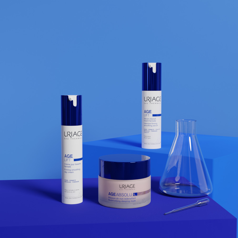 URIAGE AGE LIFT Siero intensivo antietà, antirughe ed elasticizzante, al retinolo con RETINOLO, ACIDO IALURONICO E AHA per tutti i tipi di pelle, anche sensibile - 30ml