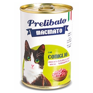 UNIPRO GATTO PRELIBATO MACINATO STERILIZZATI SOVRAPPESO CONIGLIO 400GR (lattina)