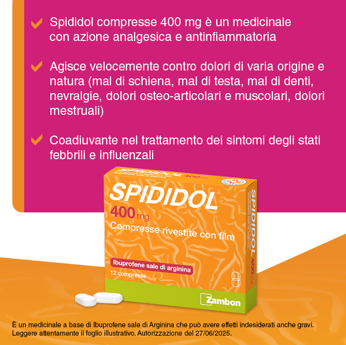 Spididol 400 mg - 12 compresse rivestite