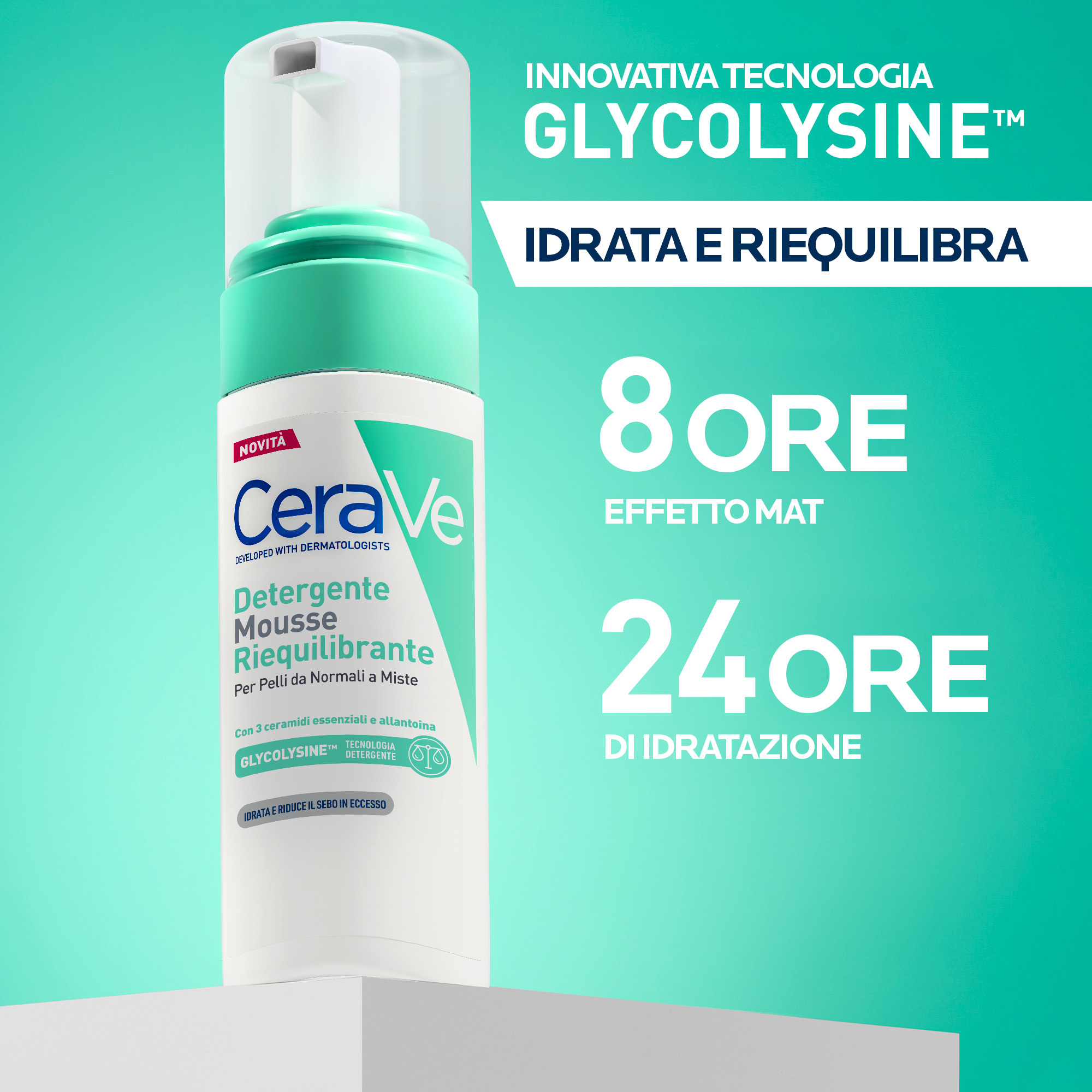 CERAVE MOUSSE DET RIEQUIL148ML