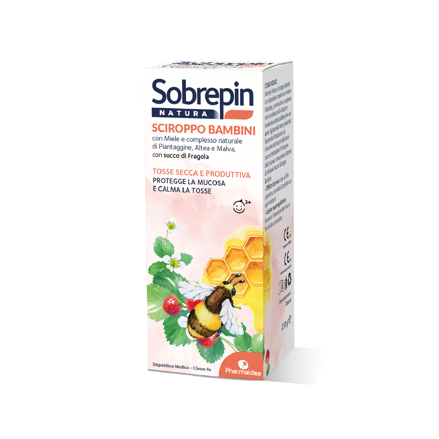 Sobrepin Natura - Sciroppo Bambini Per Tosse Secca E Produttiva 230 g