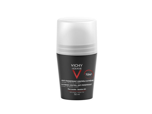 Vichy Homme Deodorante Anti-traspirante Roll-On 72h 50 mL