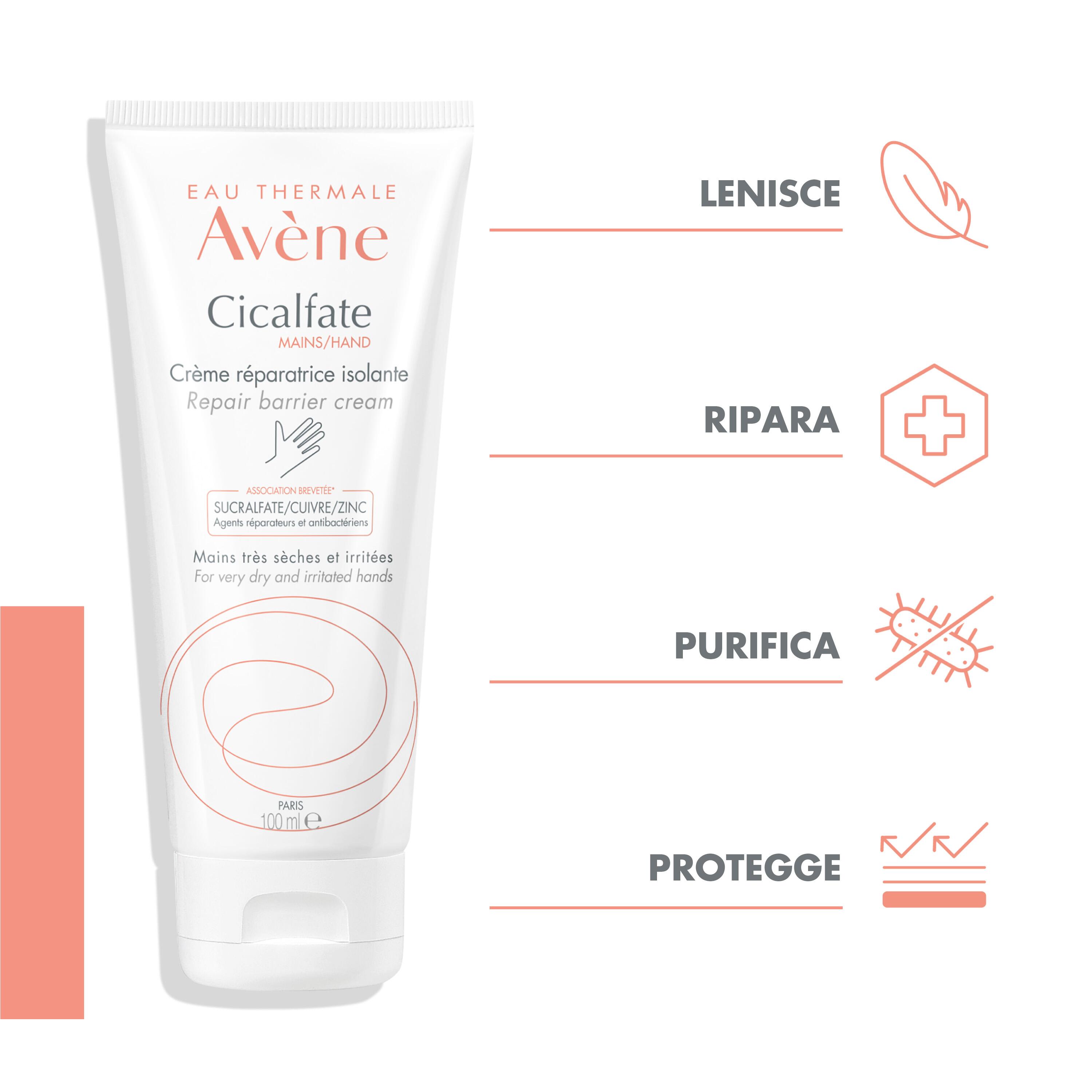 Avène Cicalfate+ - Crema Mani Ristrutturante Barriera Per Pelle Secca E Screpolata 100 ml 