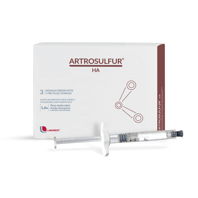 Artrosulfur HA 3 siringhe preriempite con acido ialuronico