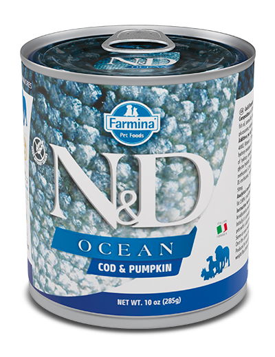 N&D DOG OCEAN COD&PUMP 285G