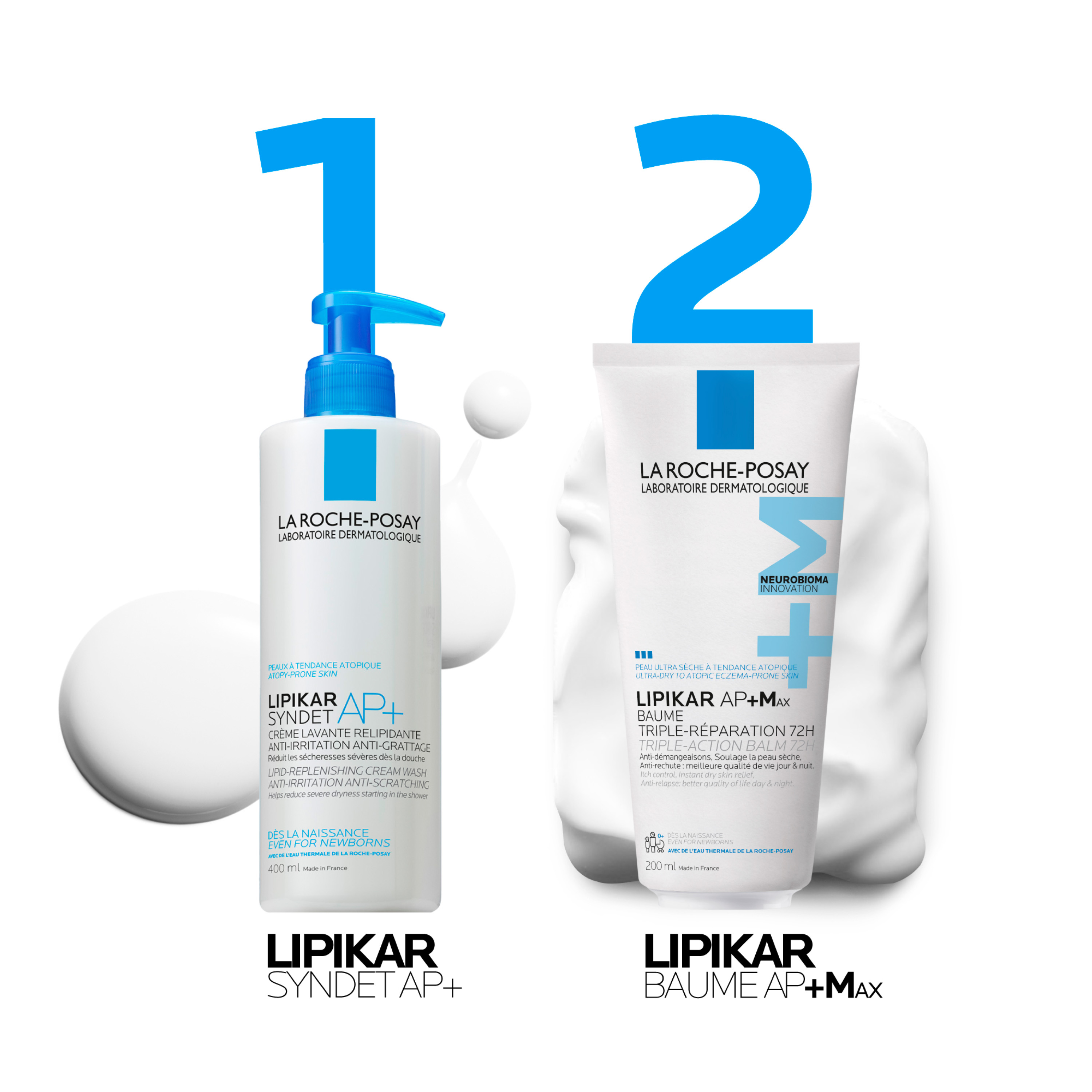 La Roche-Posay Lipikar Baume AP+MAX - Balsamo Relipidante Per Pelle Secca 200 ml