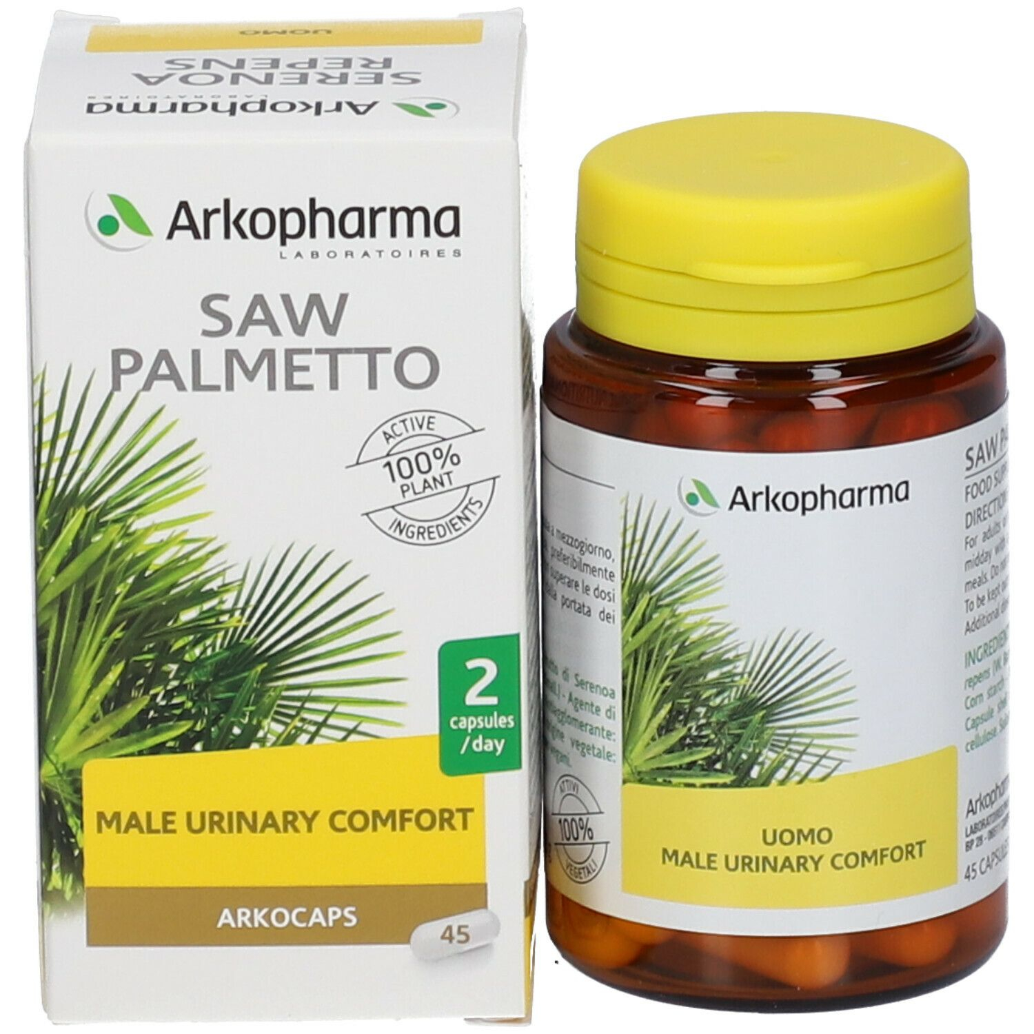 Arkocapsule Serenoa Repens Integratore Alimentare 45capsule Arkocapsule Serenoa Repens Integratore Alimentare 45capsule