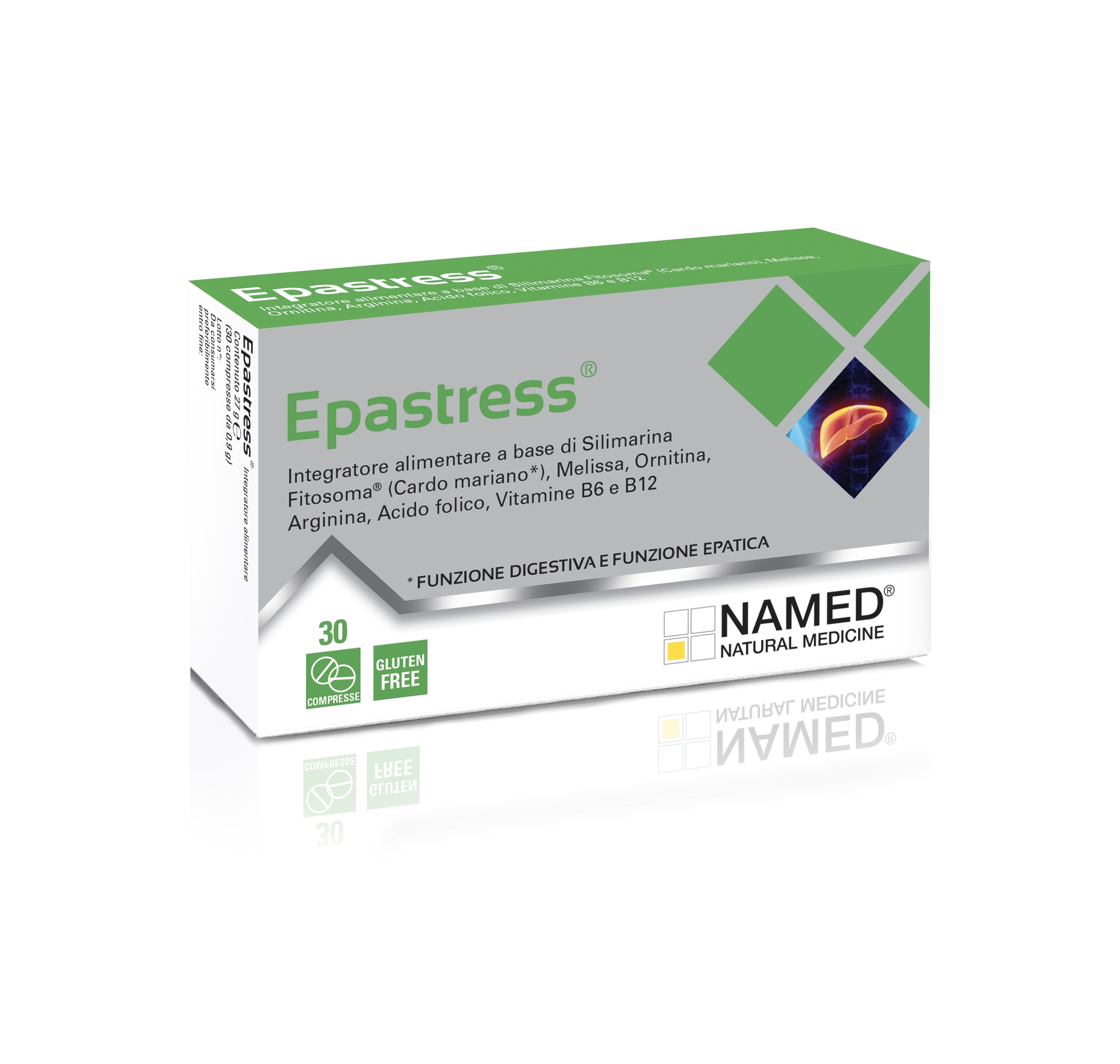 EPASTRESS Integratore Alimentare Benessere Fegato 30cpr 
