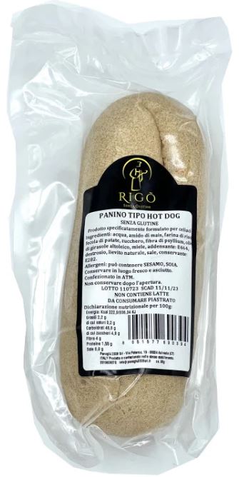 RIGO' PANINO HOT DOG 95G