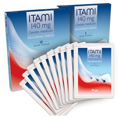 Itami 140mg Cerotto Medicato Dolori Articolari 10 Cerotti