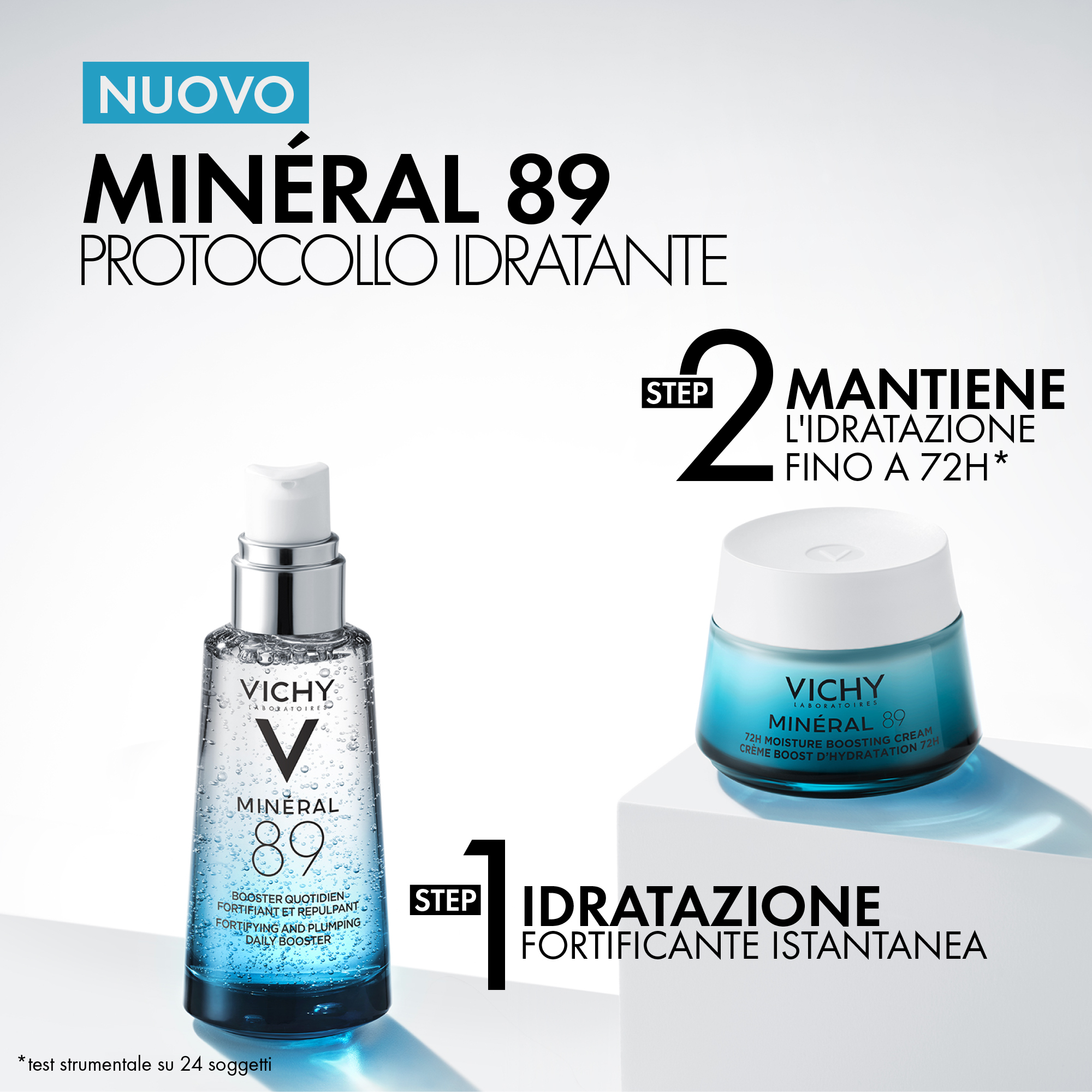 Vichy Mineral 89 Crema Leggera Idratante Viso 50mL Vichy Mineral 89 Crema Leggera Idratante Viso 50mL