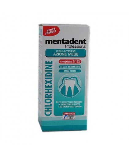 Mentadent Professional Collutorio con Clorexidina 0,12% 200 ml Mentadent Professional Collutorio con Clorexidina 0,12% 200 ml