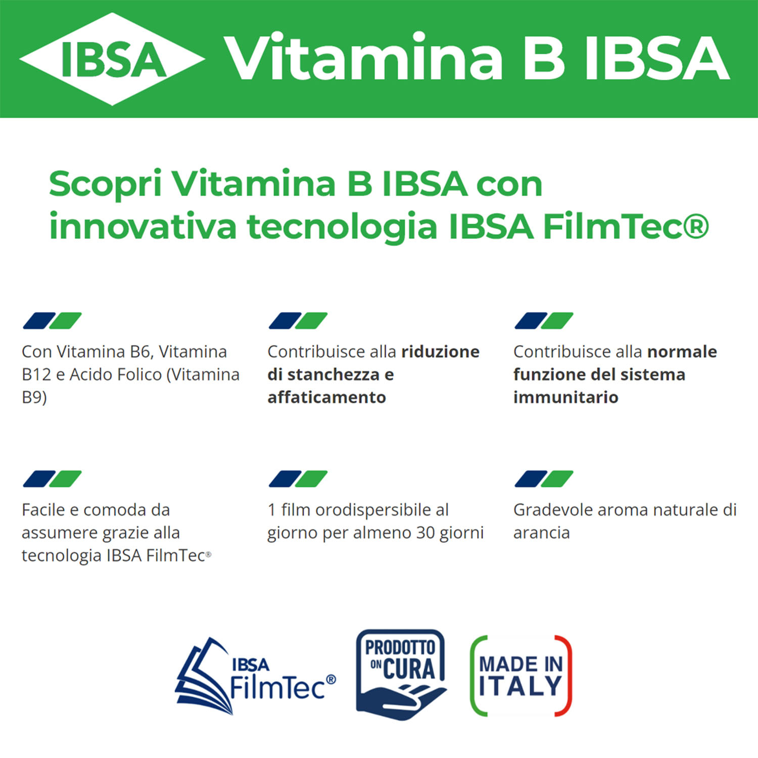 VITAMINA B IBSA 30FILM ORALI VITAMINA B IBSA 30FILM ORALI