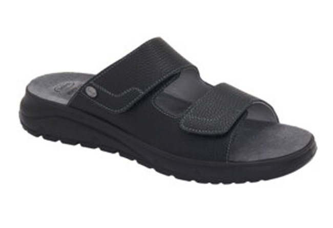 GABRIEL TUMBLED LEA M BLK 44