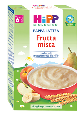 Hipp Bio Pappa Lattea Biologica alla Frutta Mista Hipp Bio Pappa Lattea Biologica alla Frutta Mista