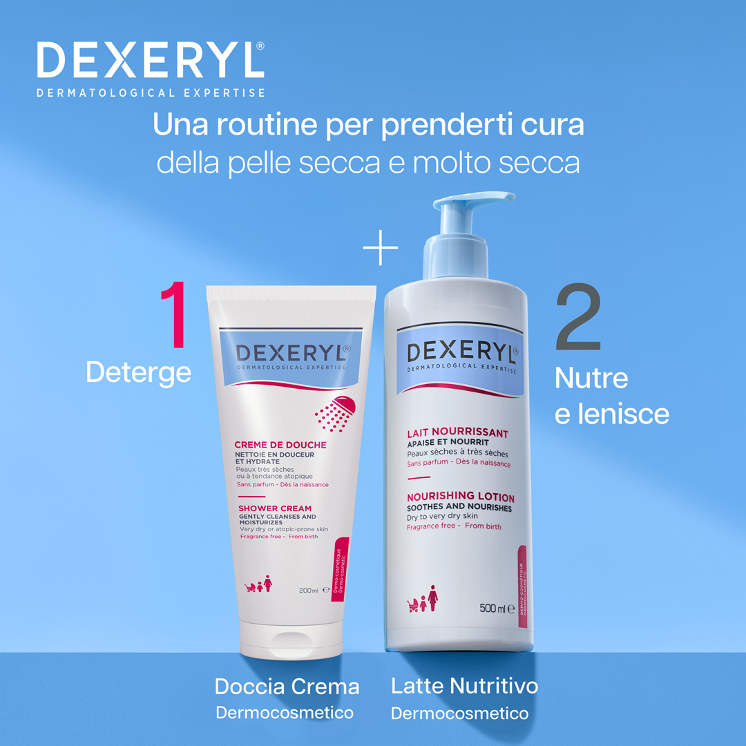 Dexeryl - Doccia Crema Idratante Per Pelle Molto Secca E A Tendenza Atopica 200 ml