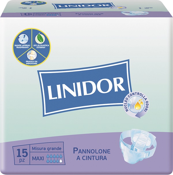Linidor Perfect Care Pannolone A Cintura Taglia Grande 15 Pezzi