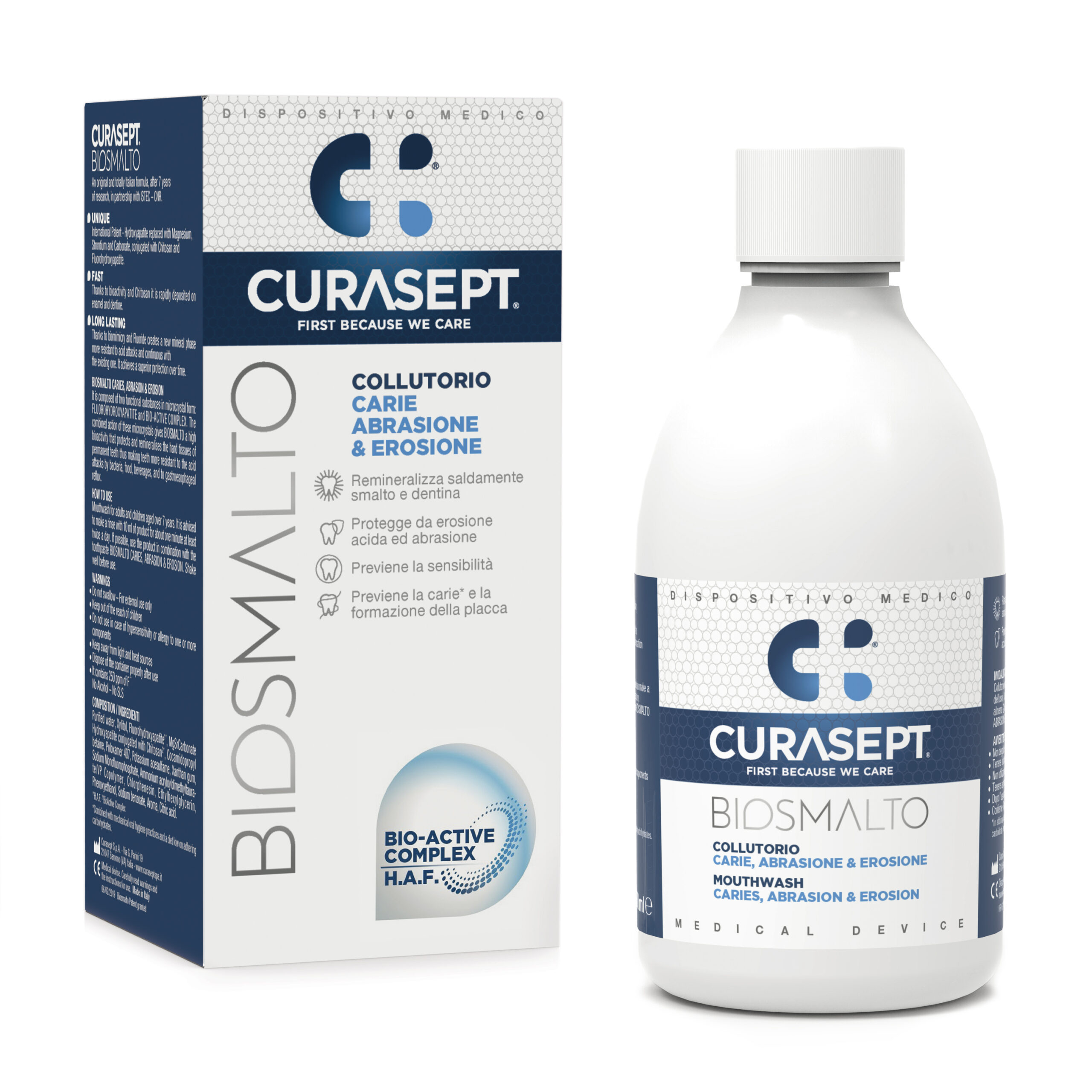 Curasept Biosmalto Collutorio Protezione Carie 300 ml
