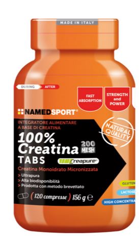 Named Sport 100% Creatina Integratore 120 Compresse