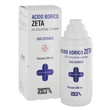 Acido Borico Zeta 3% Soluzione Cutanea Antisettico 500 ml