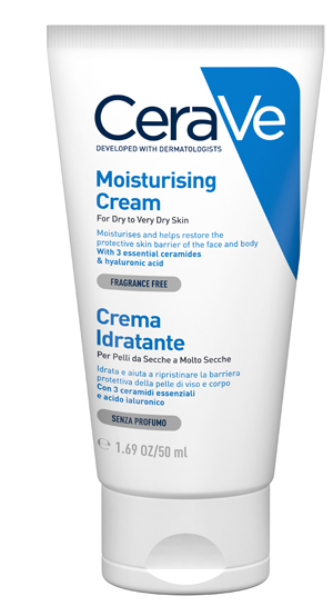 CeraVe Crema Corpo Idratante Pelle Molto Secca 50 ml