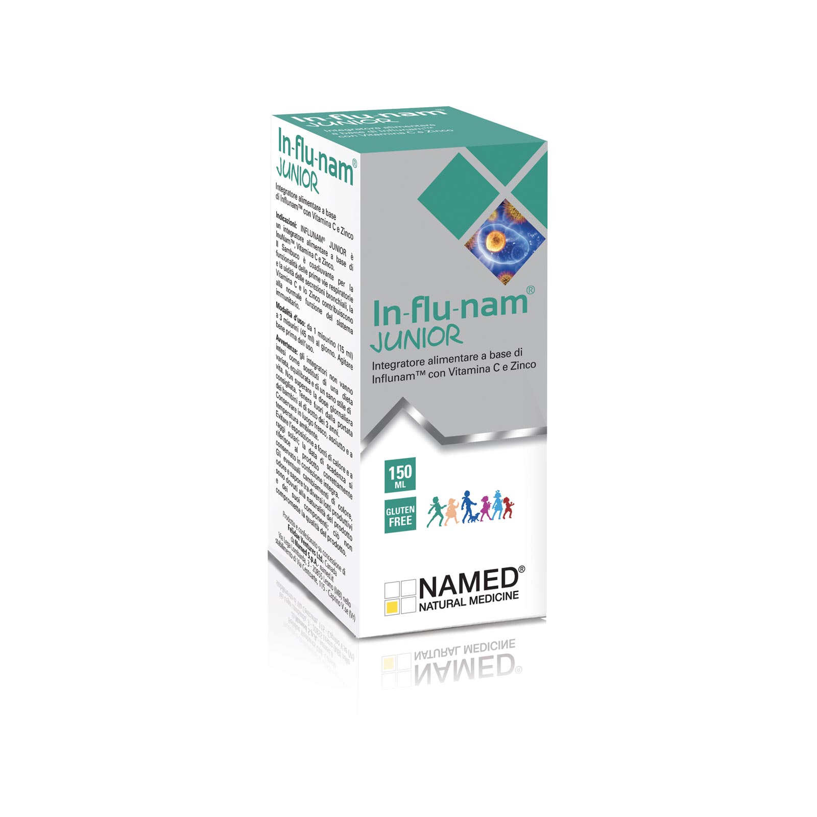 Named Influnam Junior Integratore Sciroppo 150 ml Named Influnam Junior Integratore Sciroppo 150 ml