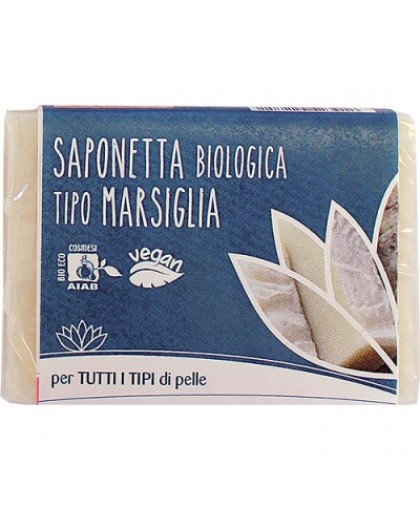 Fior Di Loto Saponetta Marsiglia Prodotto Biologico 1 Pezzo
