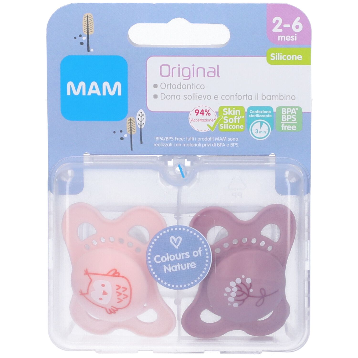MAM Succh.Orig.Matt Sil.F 2-6m
