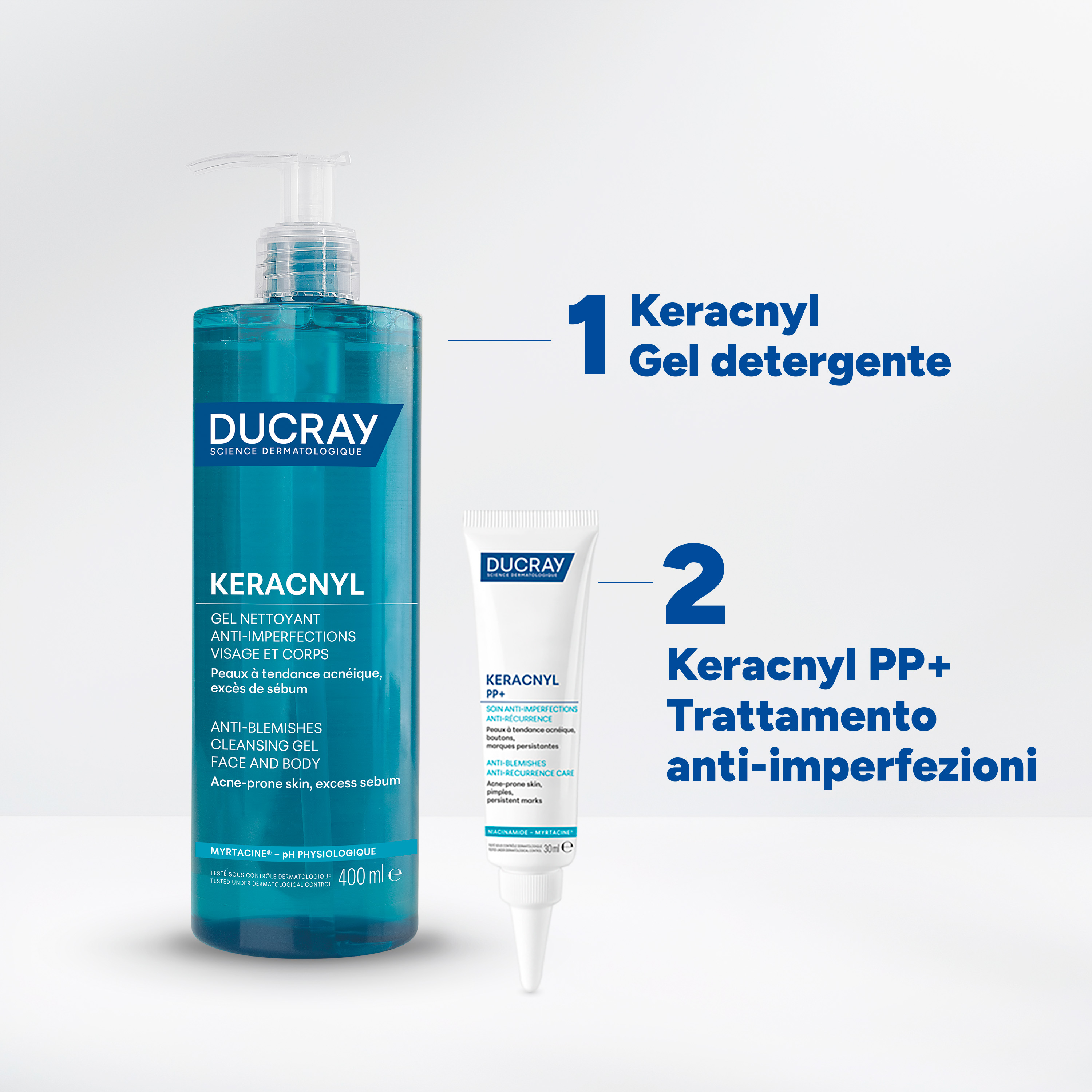 Ducray Keracnyl  PP+ - Crema Anti-Imperfezioni Anti-Ricomparsa Per Pelle Grassa A Tendenza Acneica 30 ml 