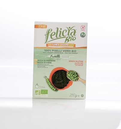 Felicia Bio Fusilli Con Piselli Verdi Senza Glutine 250 g Felicia Bio Fusilli Con Piselli Verdi Senza Glutine 250 g