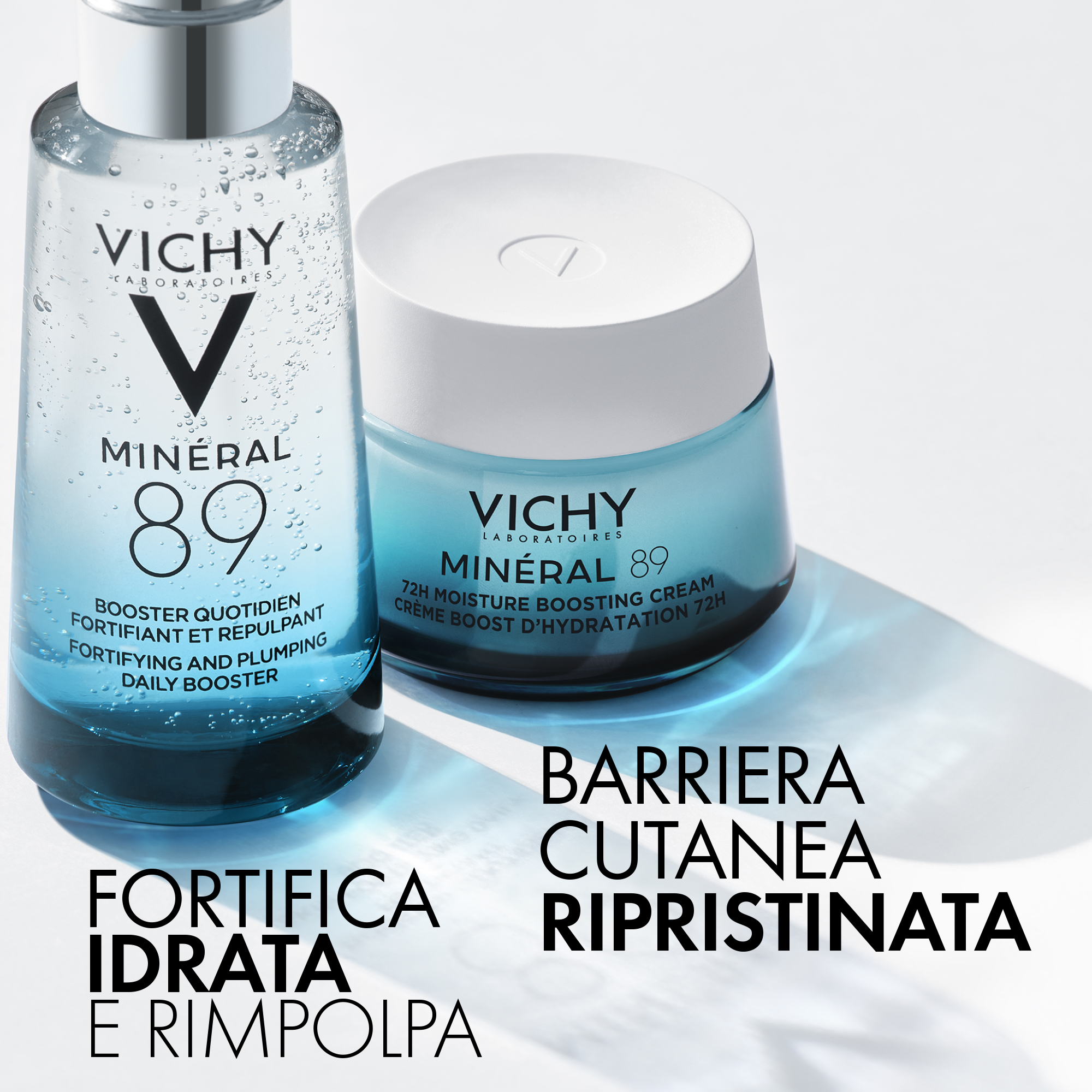 Vichy Minéral 89 - Booster Quotidiano Con Acido Ialuronico Fortificante E Rimpolpante 50 ml