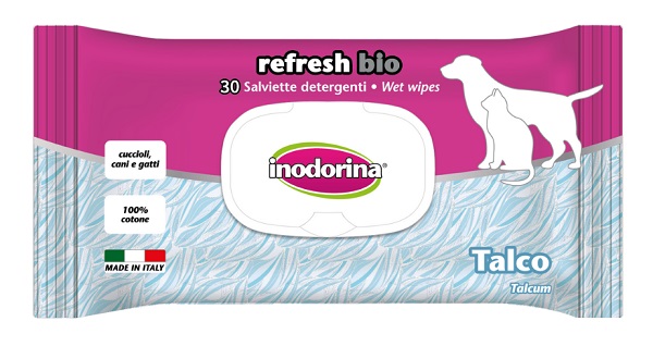 INODORINA SALVIETTE BIO TALCO