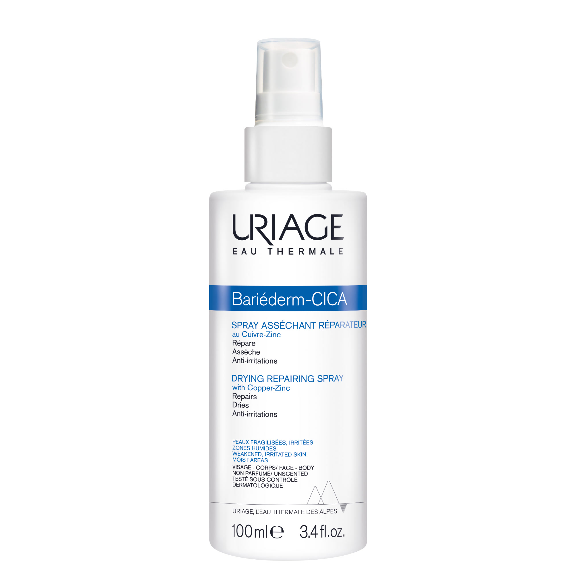Uriage Bariéderm Cica-Spray Assorbente Riparatore Lenitivo 100 ml