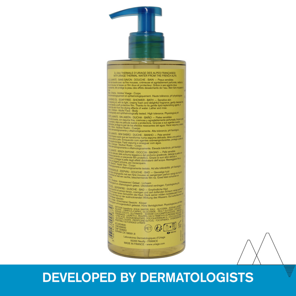 Uriage Olio Detergente Lavante Viso e Corpo 500 ml