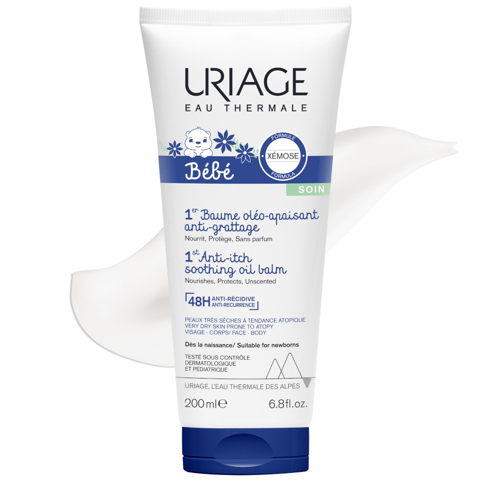 Balsamo olio lenitivo anti-prurito URIAGE per pelle secca soggetta ad eczema atopico 200ml