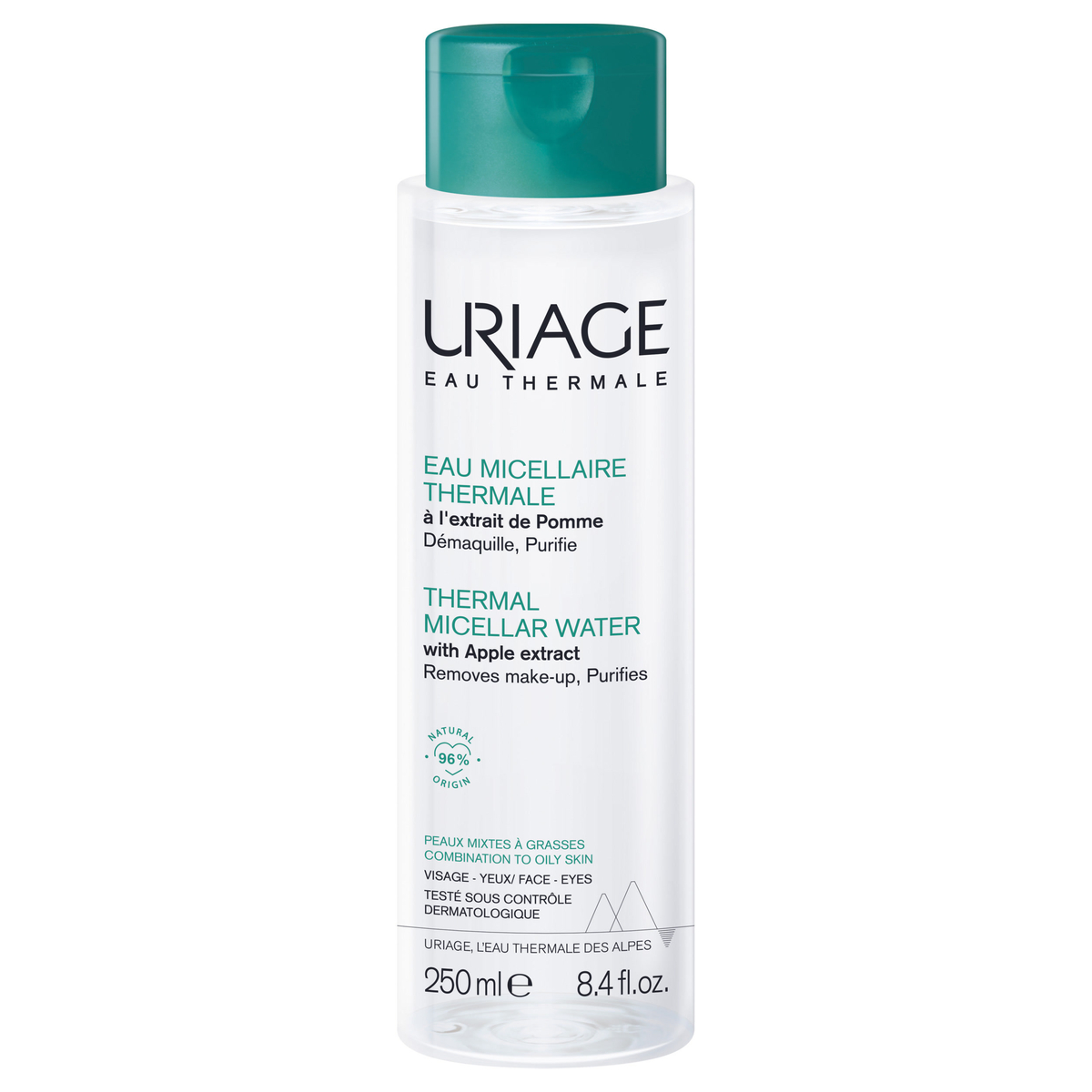 Uriage - Acqua Micellare Termale Per Pelle Mista, Grassa E Acneica 250 ml