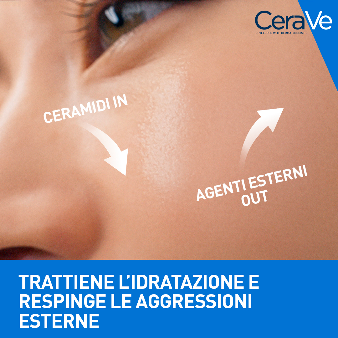 CeraVe - Acqua Gel Viso Idratante Con Acido Ialuronico, Niacinamide E 3 Ceramidi Essenziali 48 ml