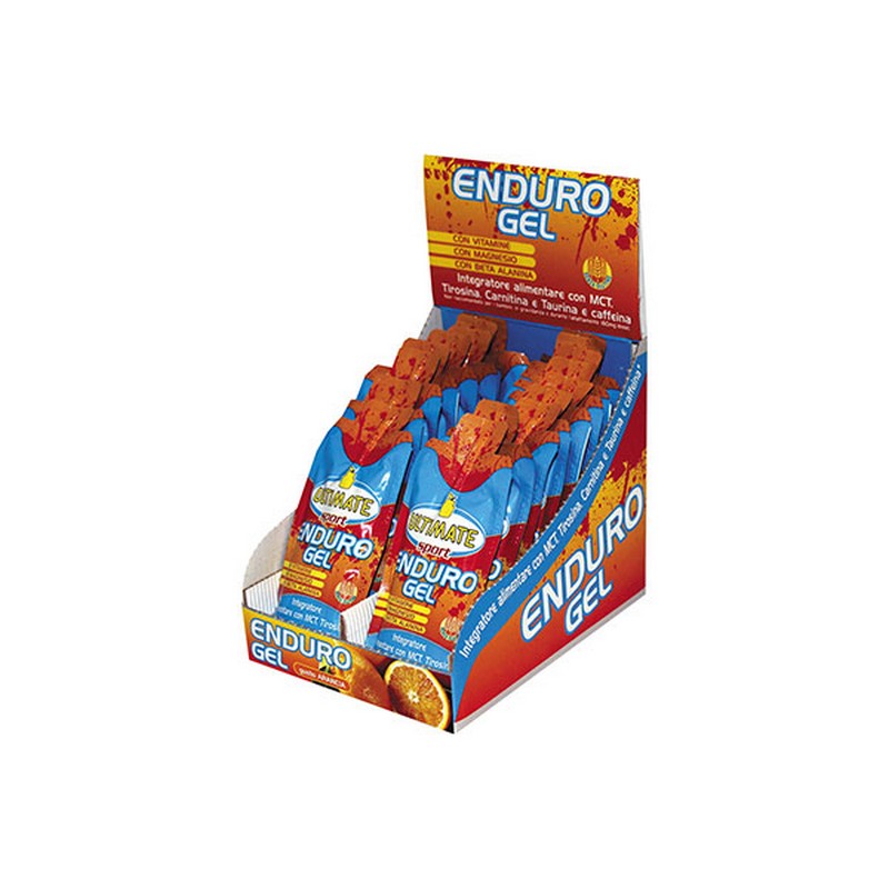 Ultimate Italia Enduro Gel Gusto Arancia - Gel Energizzante 24 Bustine Da 35 ml