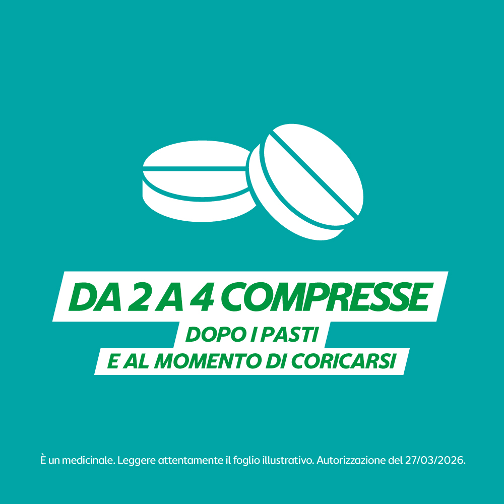 Gaviscon 250 mg + 133,5 mg - 24 Compresse Masticabili Gusto Menta Contro I Sintomi Del Reflusso Gastroesofageo, Bruciore E Acidità Di Stomaco